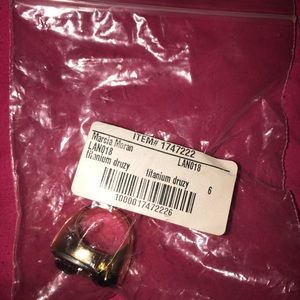 MARCIA MORAN TITANIUM DRUZY RING!